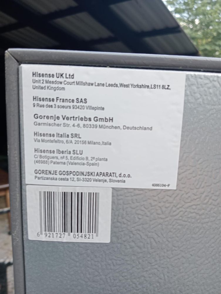 Lodówka Hisense RB224D4BDF