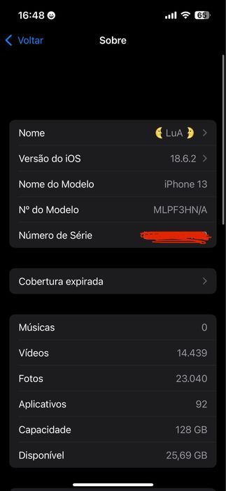 Iphone 13, 128 gb