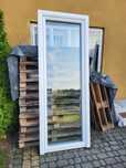 Okno balkonowe tarasowe 850x2250 salamander trzyszybowe