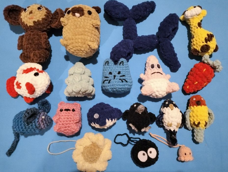В'язані іграшки...