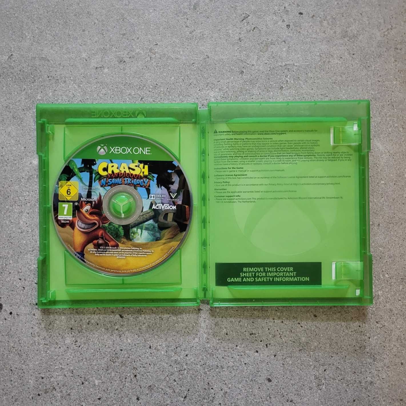 Crash Bandicoot N-sane Trilogy Xbox One