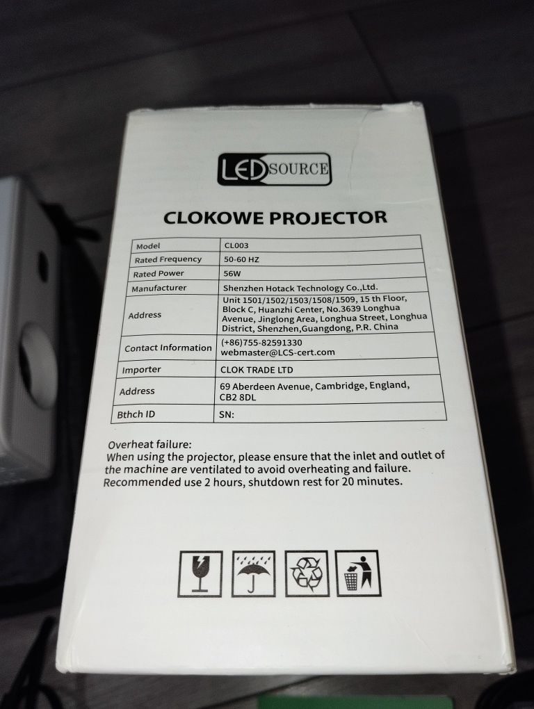 Projektor Clokove LED