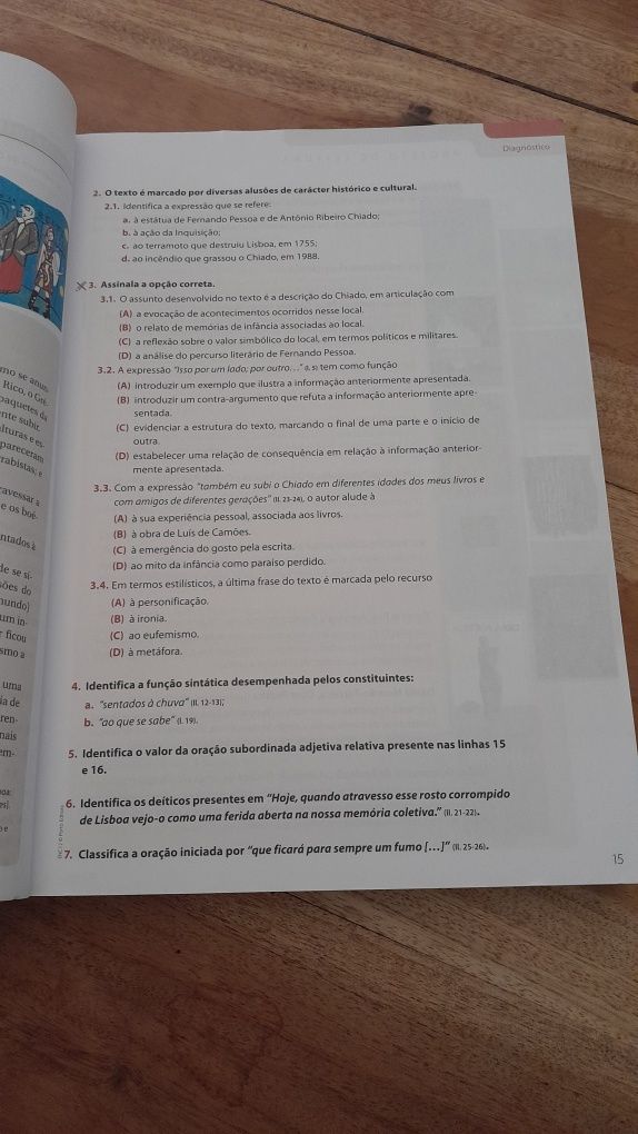 Livro Encontros Português 12.° ano