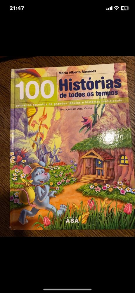 Livro “100 histórias de todos os tempos”