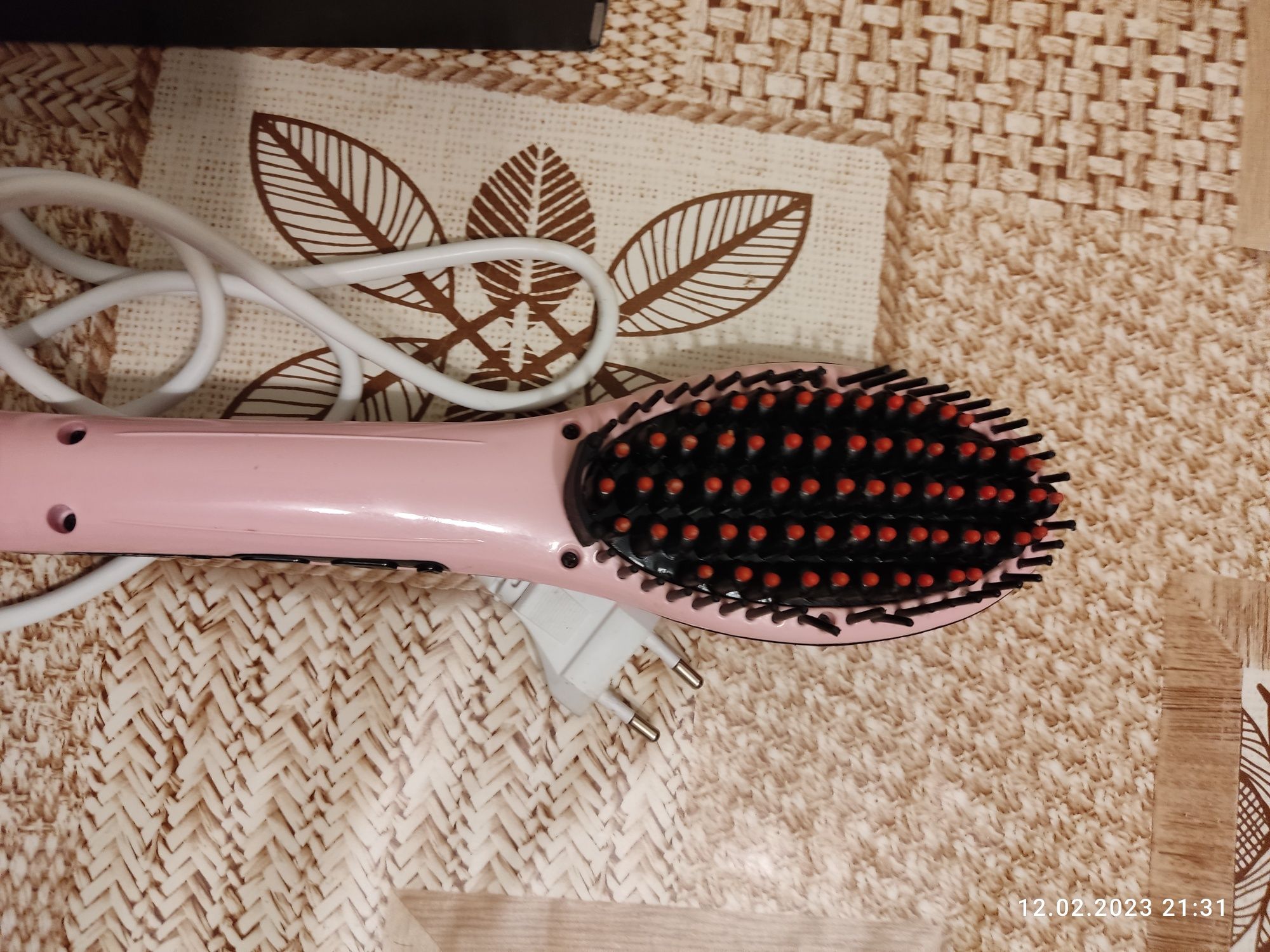 Стайлер/ гребінець-випрямляч FAST HAIR STRAIGHTENER HQT-906