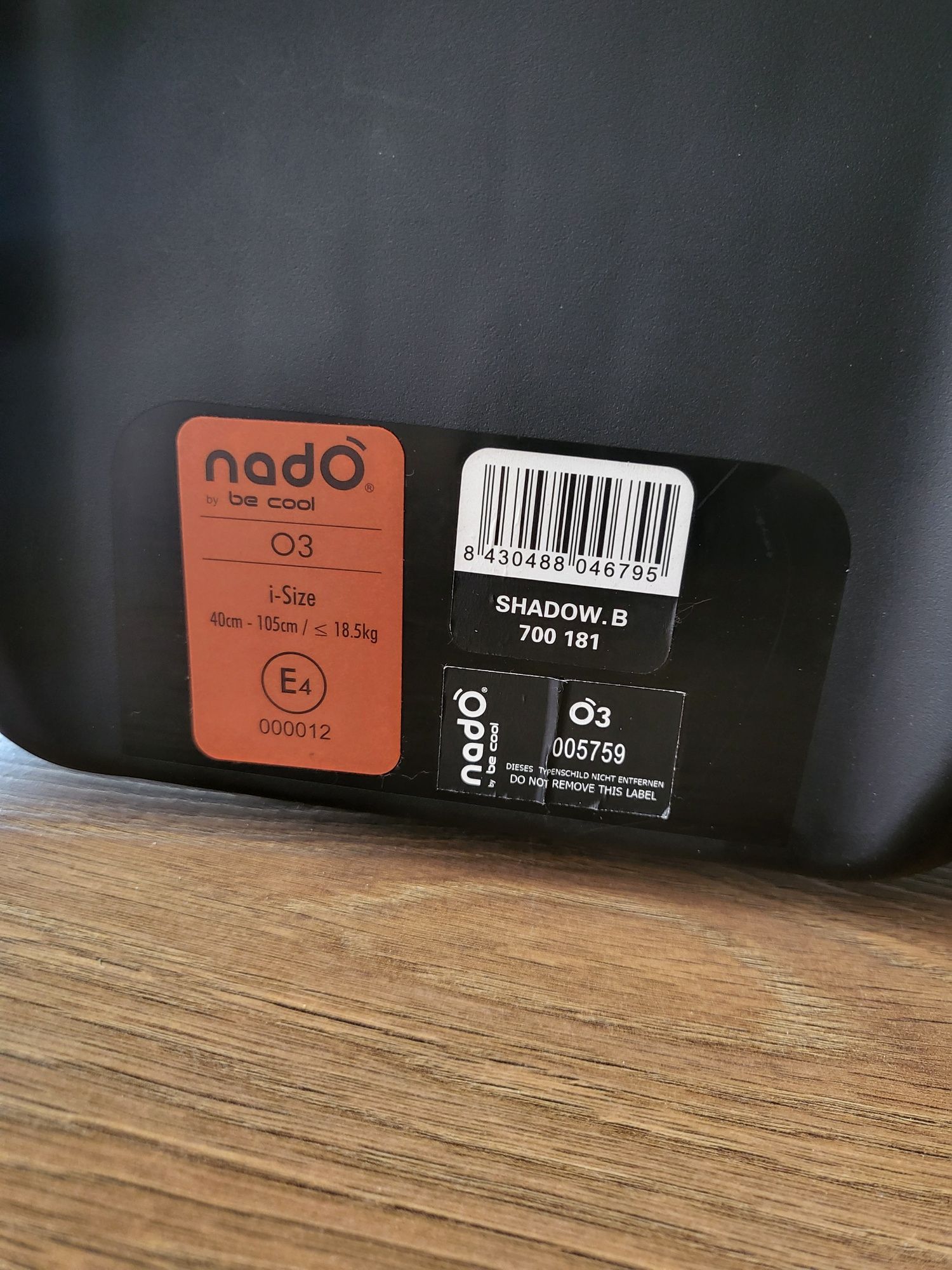 Cadeira Auto Rotativa Nado O3 Isofix
