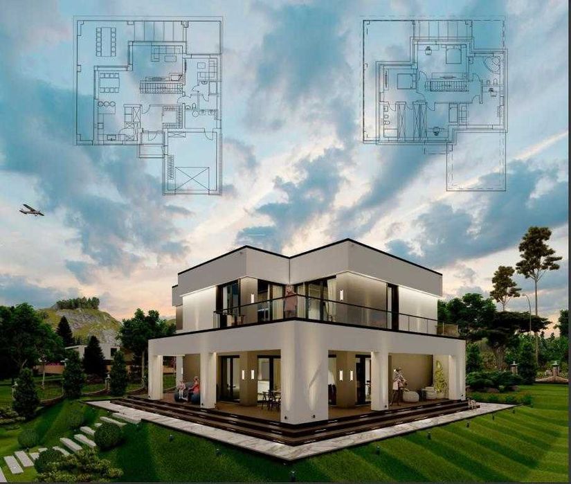 Проект будинку від 80 грн/м² — індивідуальні рішення