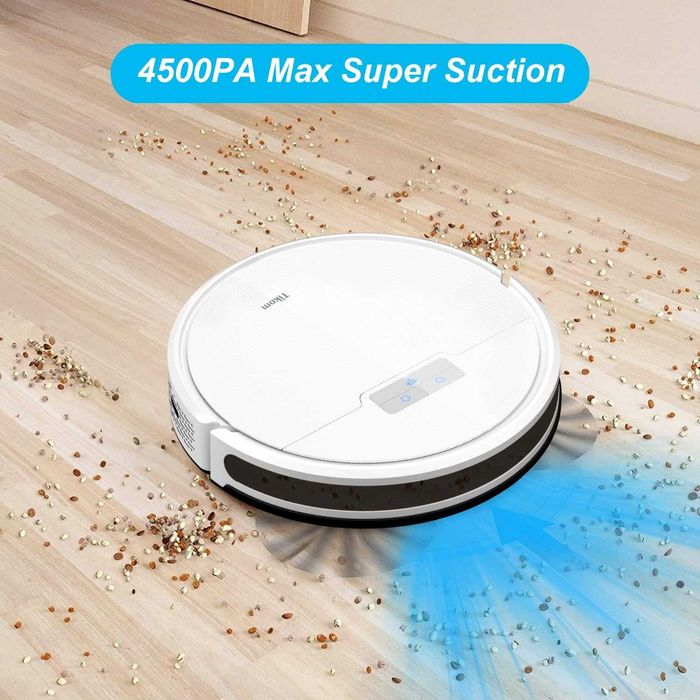 Robot sprzątający Tikom G8000 PRO 2w1 Mop 4500Pa WiFi Biały