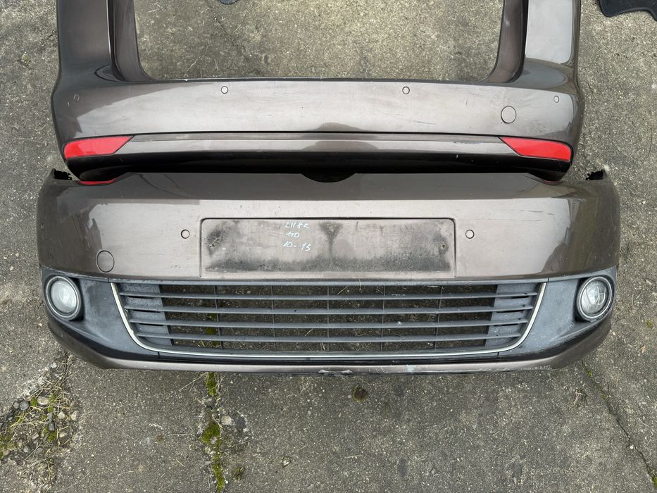 Бампер Touran caddy 2010-2015 LH5X тауран туран кадді кади кадди