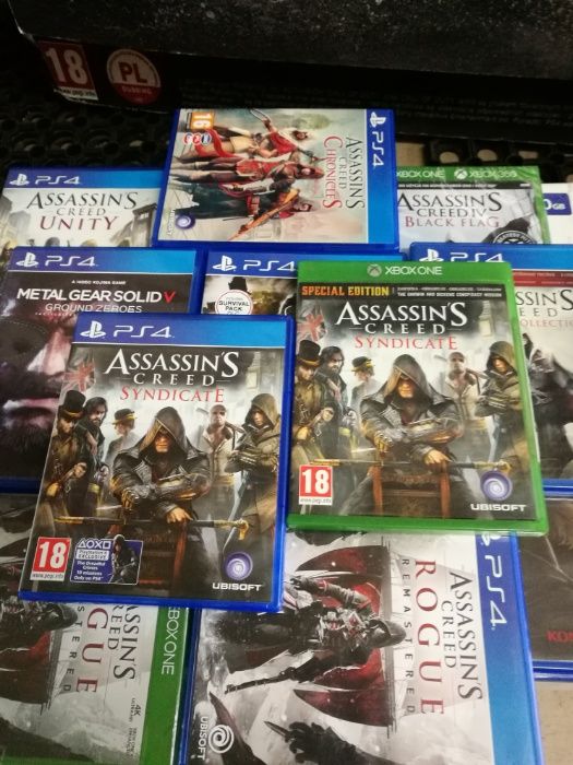 Assassin Black Flag Unity Syndicate Rogue Metal Gear Order LuBWymiana