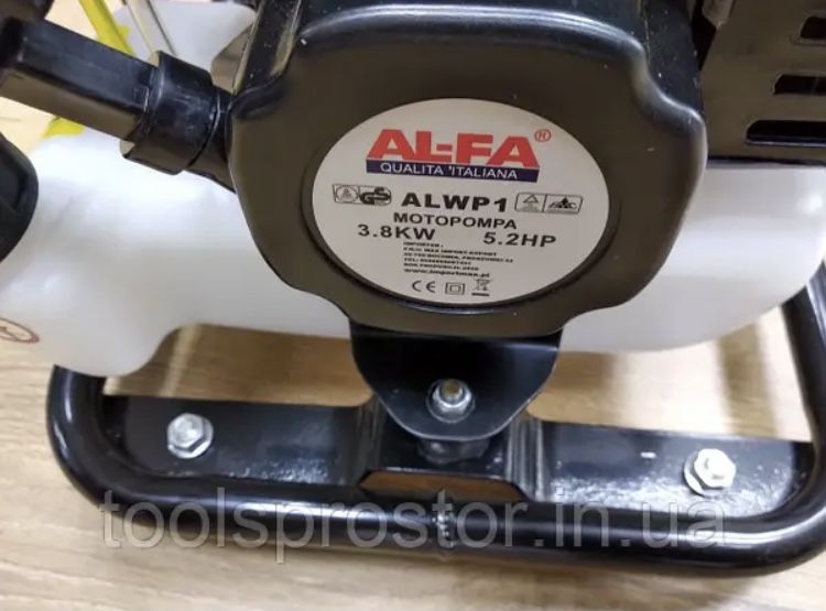 Мотопомпа бензиновая AL-FA ALWP1 (3.8квт\ 480л\мин помпа для воды