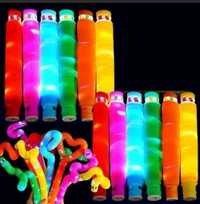 Іграшка для дітей Світится у Темрярі Pop Tube Поп-Туб  LED-Tube 65см