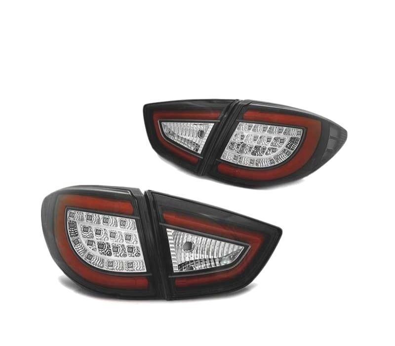 FAROLINS TRASEIROS LED HYUNDAI IX35 09-13 PRETO