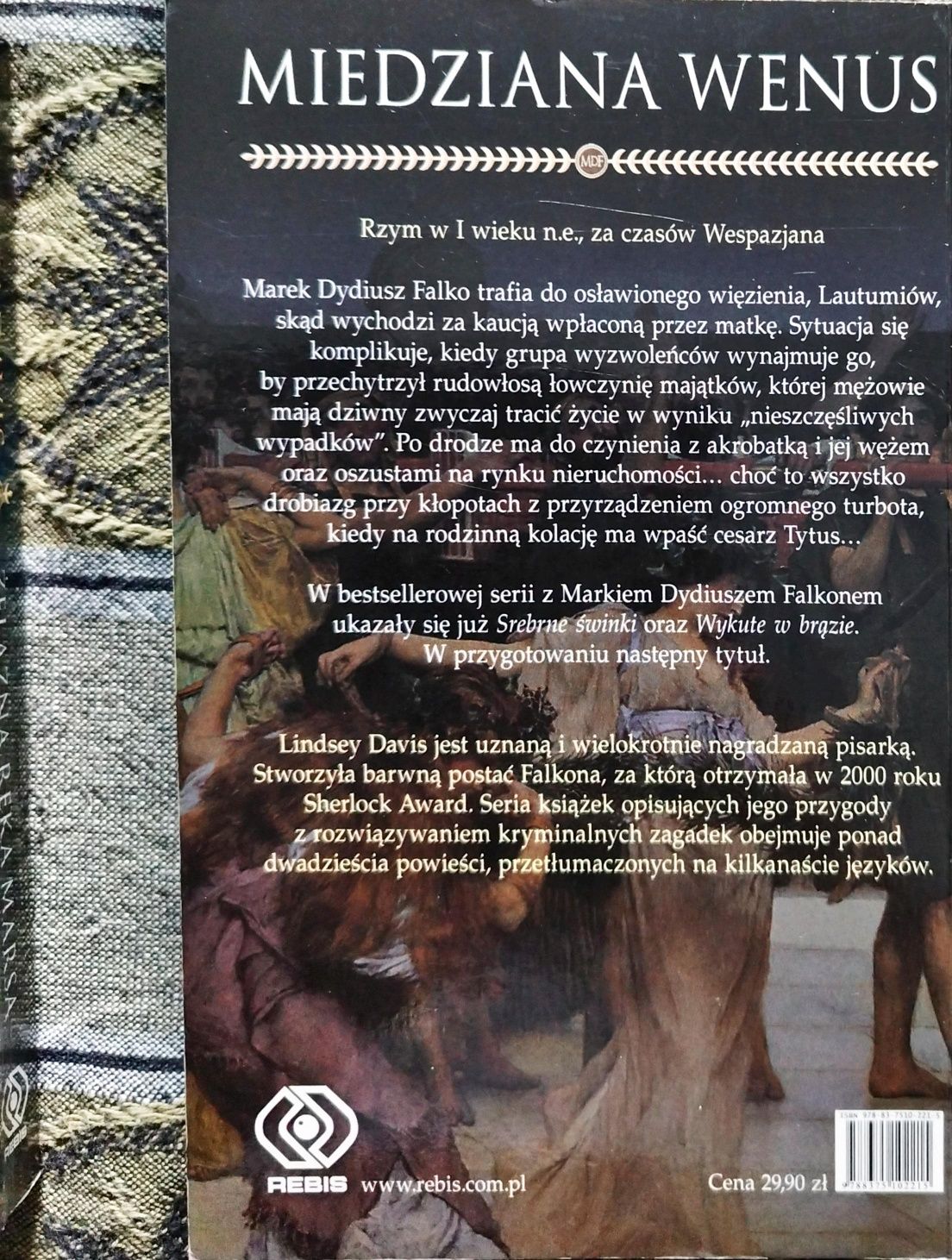 4 książki Lindsey Davis