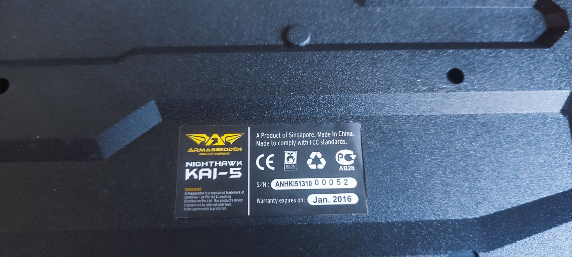 Игровая клавиатура Armaggeddon nighthawk kai-5