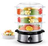 Parowar Aigostar 30INA 9 l srebrny/szary 800 W