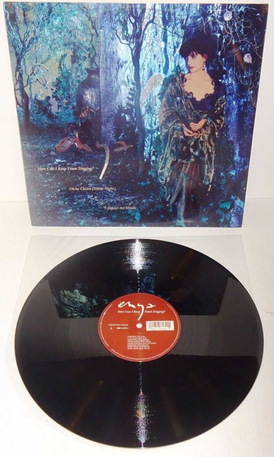 Vinyl LP  ENYA Single How Can I Keep From Singing  12 polegadas