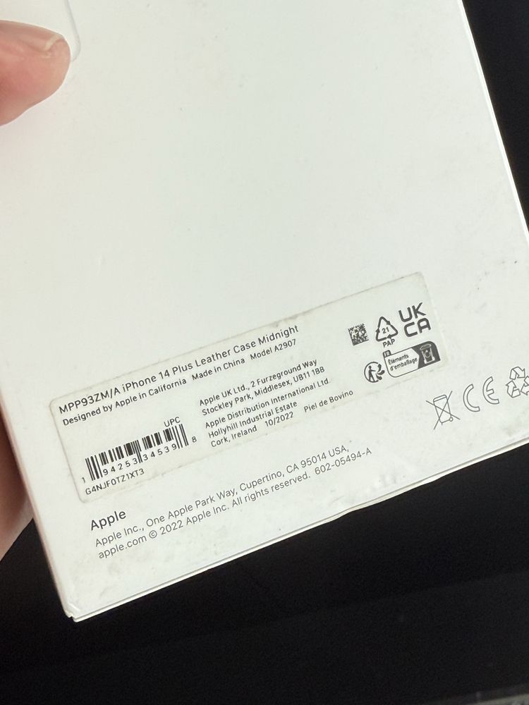 Capa Apple Iphone 14 Plus Leather NOVA ORIGINAL