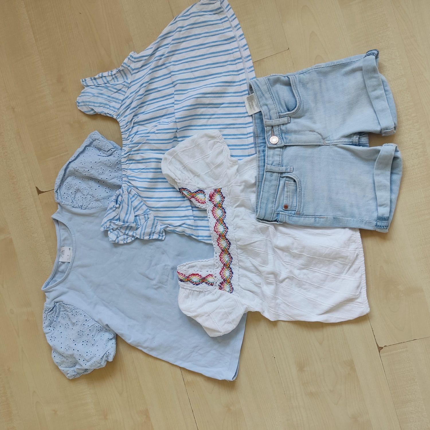 Zestaw ubrań 31 sztuk H&M Zara inne 110-128 stan bardzo dobry