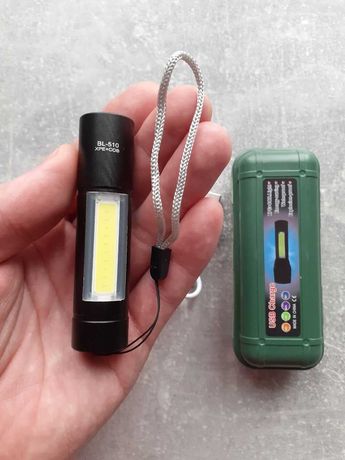 Тактичний ліхтар Police BL-510/1501-ХРЕ+СОВ, ЗП micro USB, Li-lon, Box