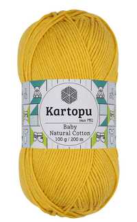 Пряжа для в'язання Kartopu Baby Natural Cotton бавовна/акрил