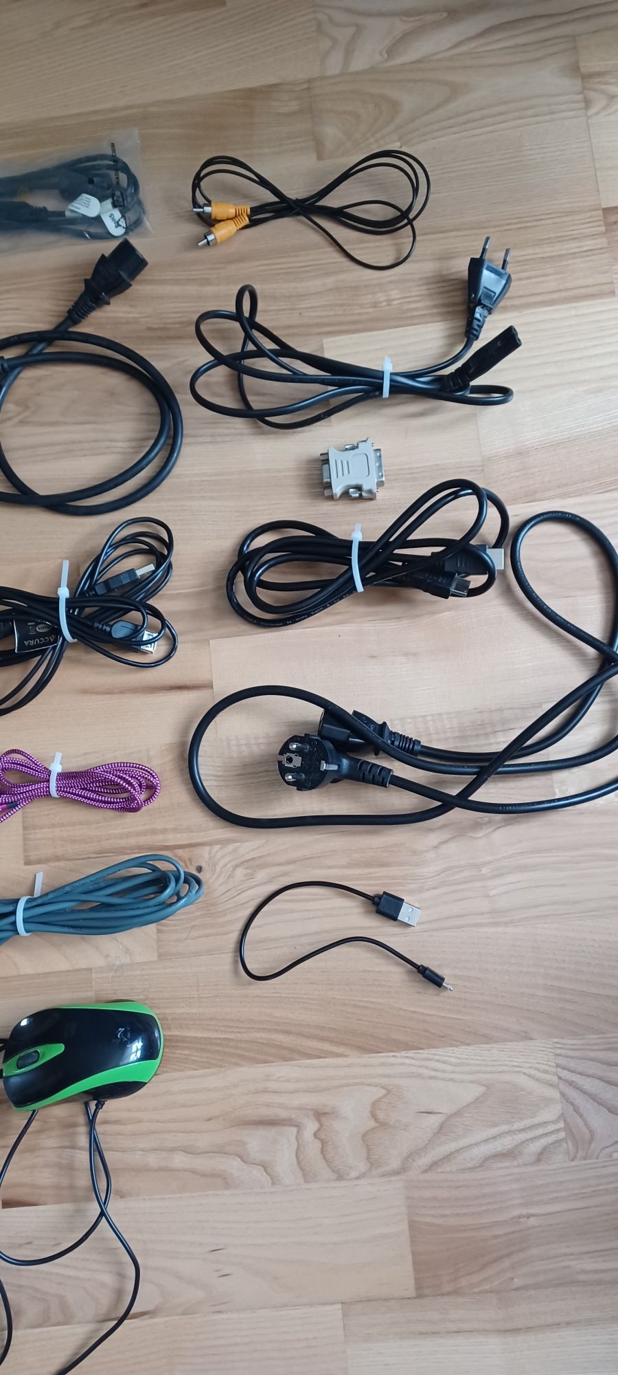 Kable różne! USB, zasilające, chinch, sieciowe