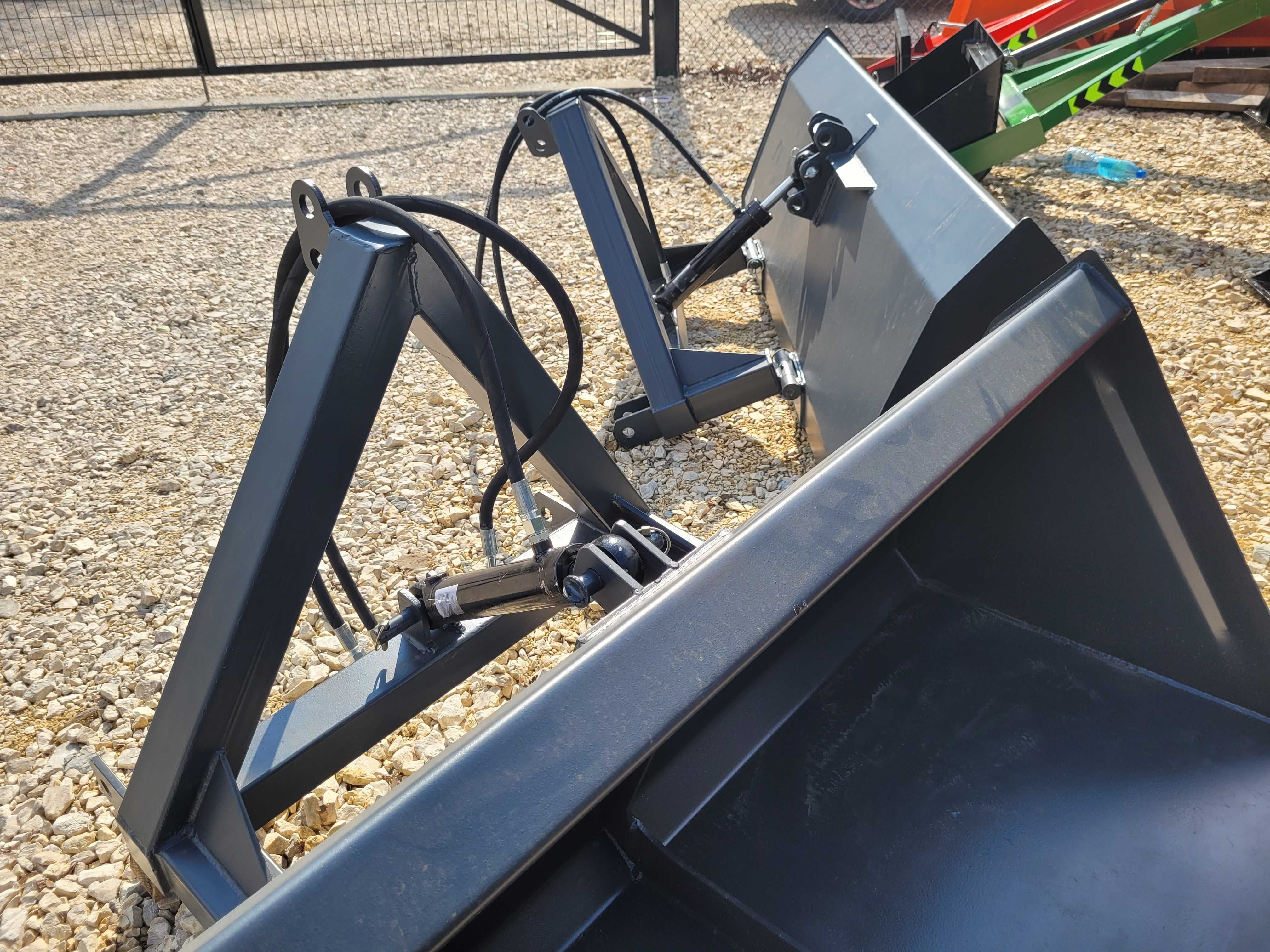 Łyżka/ Łycha z KIPREM HYDRAULICZNYM na tył ciągnika Szufla do traktora