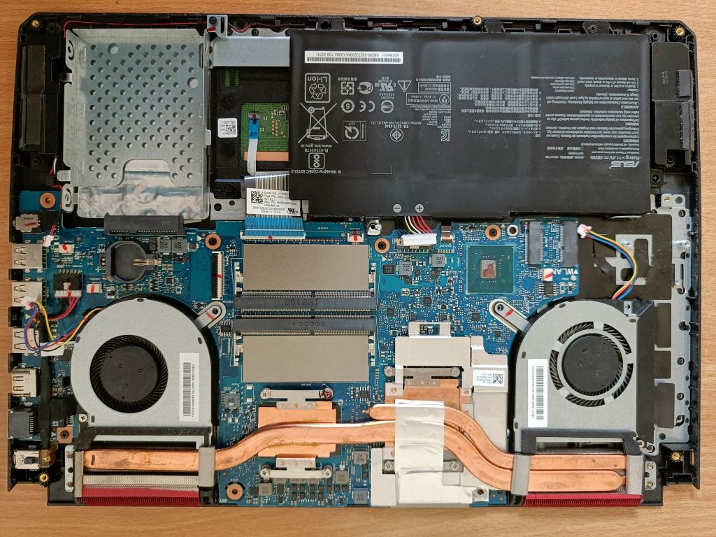 Asus FX505GT розборка корпус акумулятор