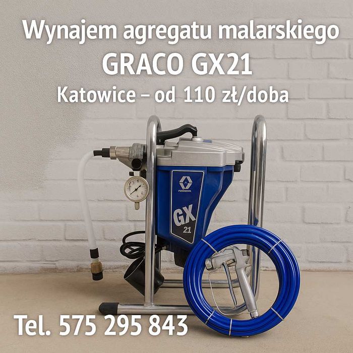Agregat malarski Graco GX21 - WYNAJEM