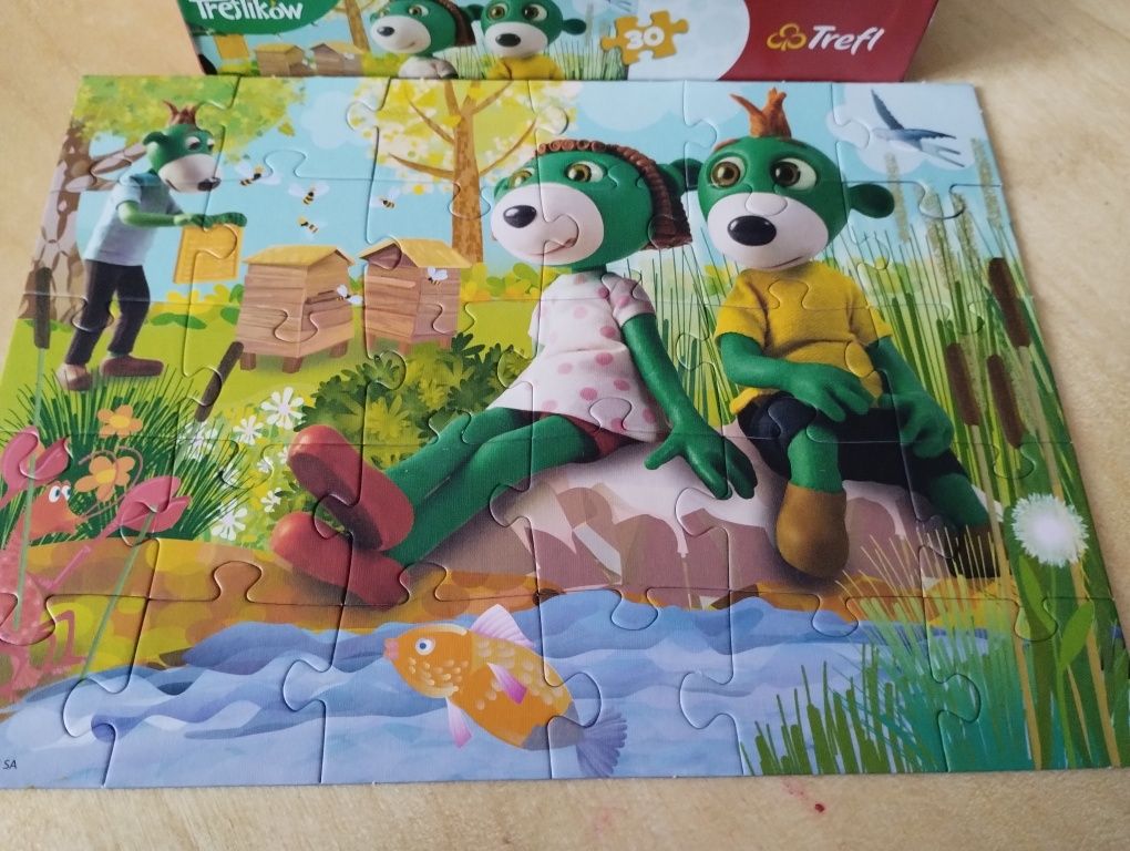 Puzzle dziecięce 2 komplety