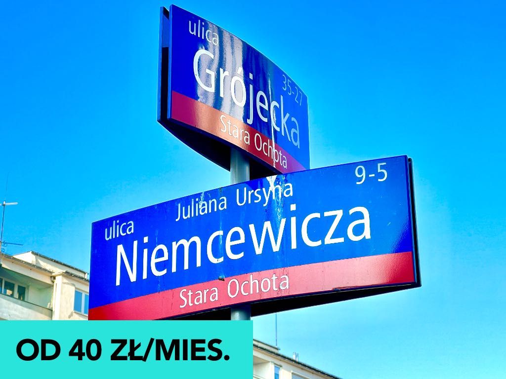 Wirtualne biuro | Wynajem Skrytek Pocztowych | 24/7 | ul. Niemcewicza