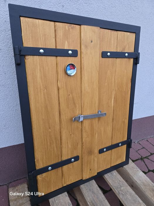 Drzwiczki do wedzarni drewniane 60x80cm na wymiar