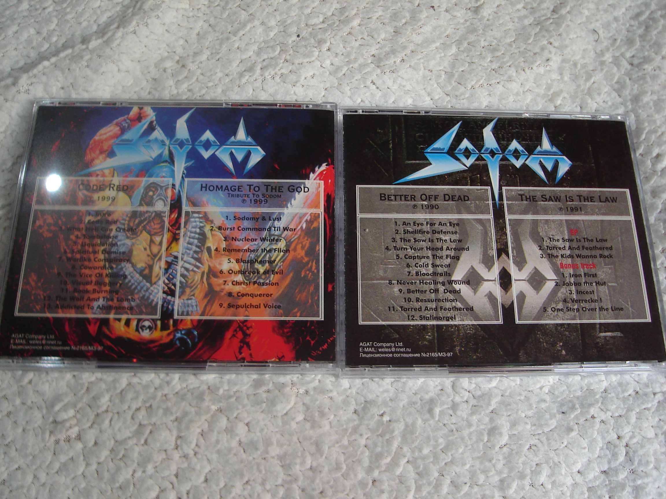 Zestaw Sodom Code Red , Better off dead