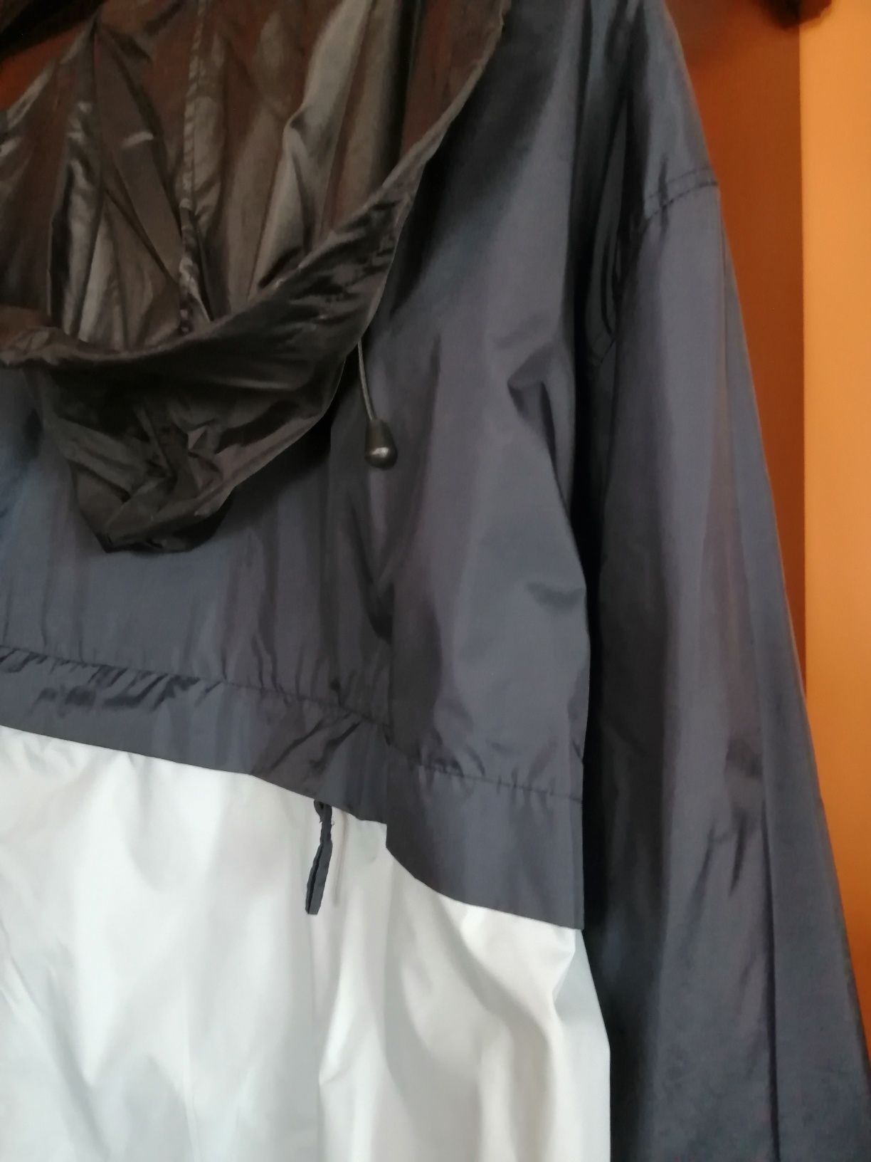 Kurtka męska wiatrówka granatowo-niebieska, 2-3XL