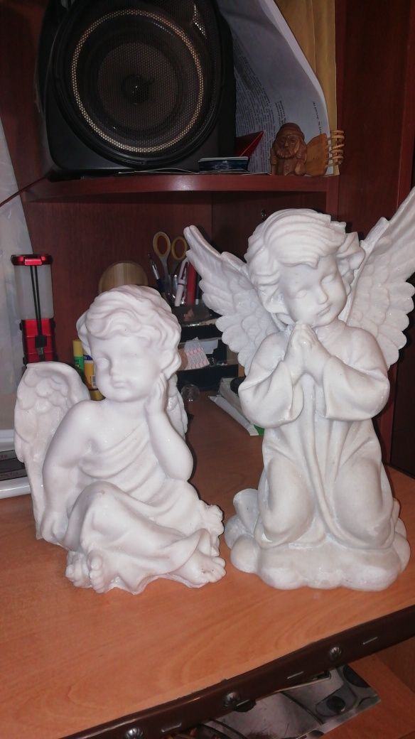 Скульптура Ангел мраморный (искусственный мрамор)