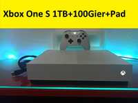 Xbox One S + Pad + 100 Gier | Sprawne 100%