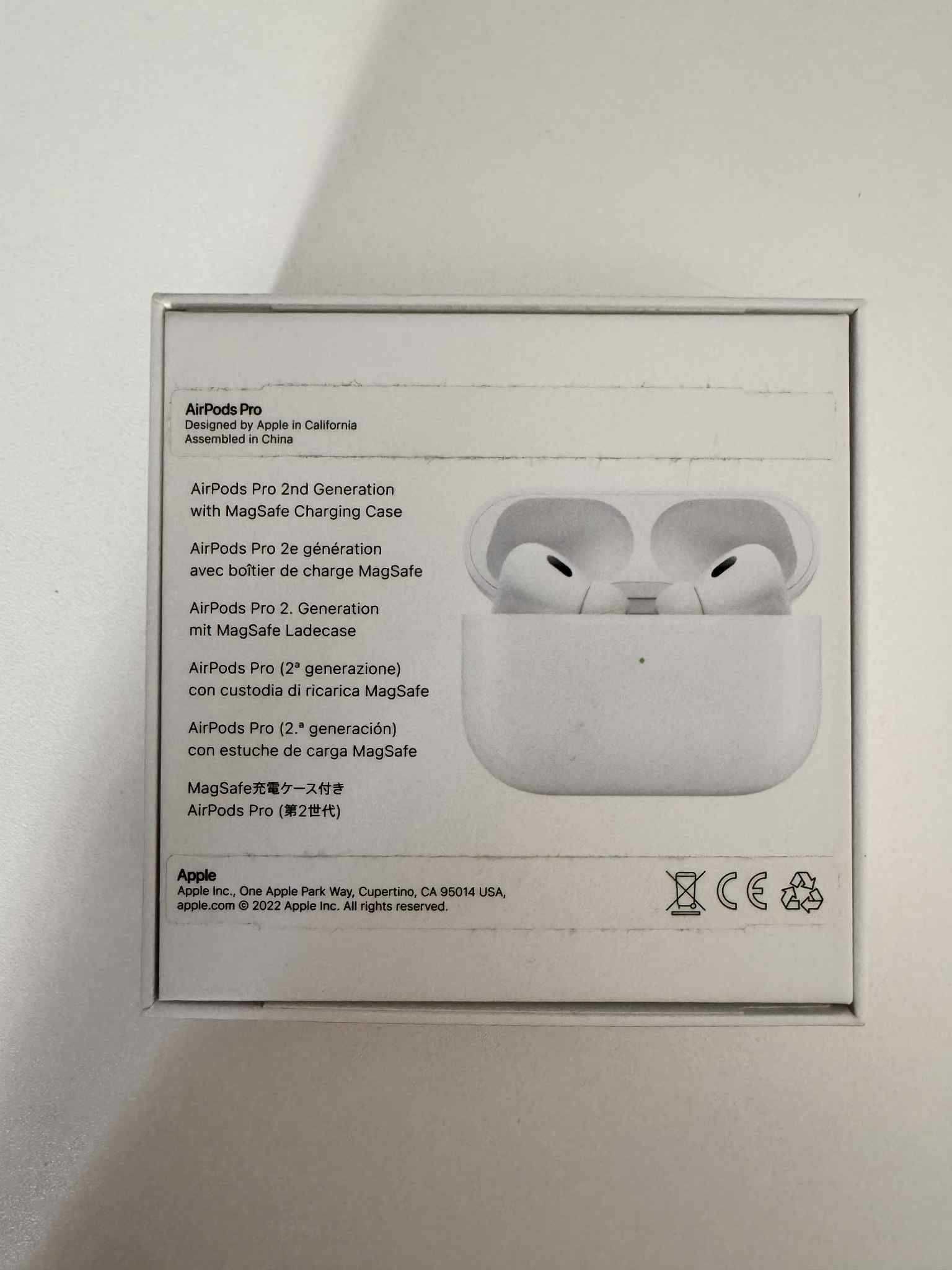 Oryginalne AirPods Pro 2 Prawa USZKODZONA + Duży Zestaw