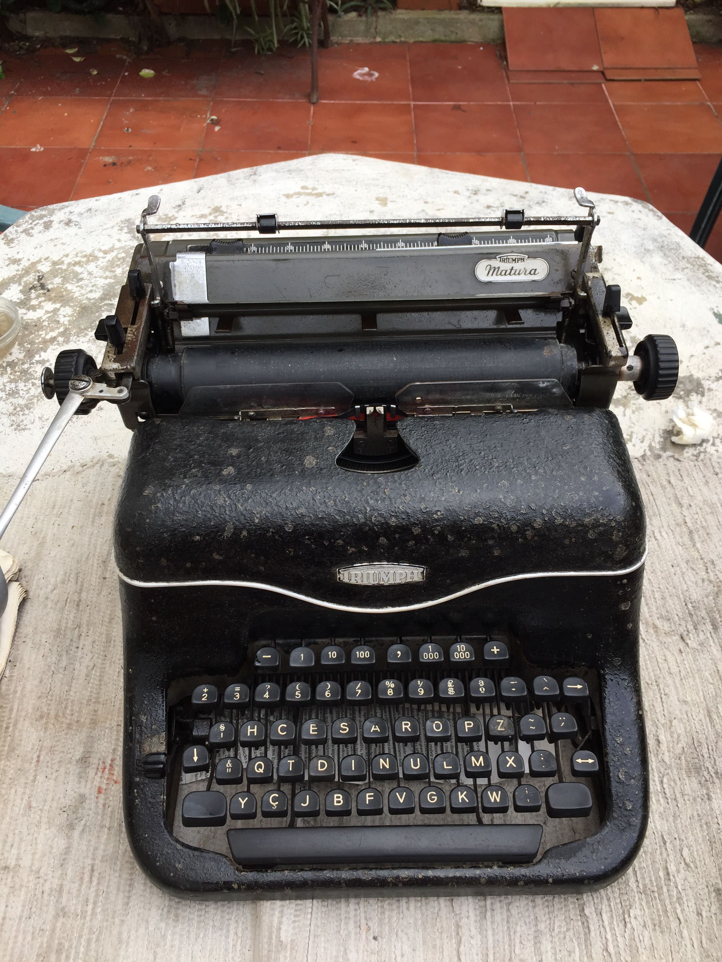 Máquina de escrever Triumph Matura