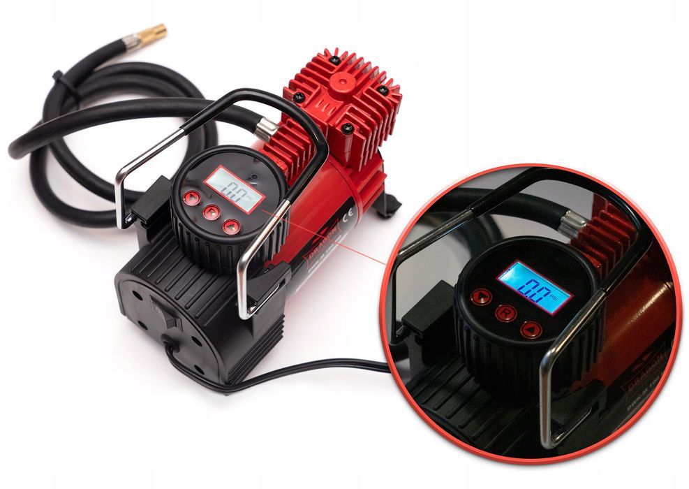 KOMPRESOR SAMOCHODOWY 12V Dragon Winch pompka sprężarka mini