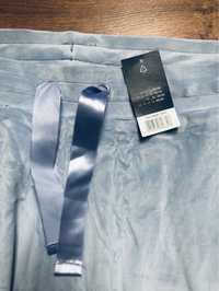 Spodnie dresowe damskie welurowe błękitne Esmara L 44-46
