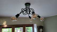 Lampa sufitowa styl loft