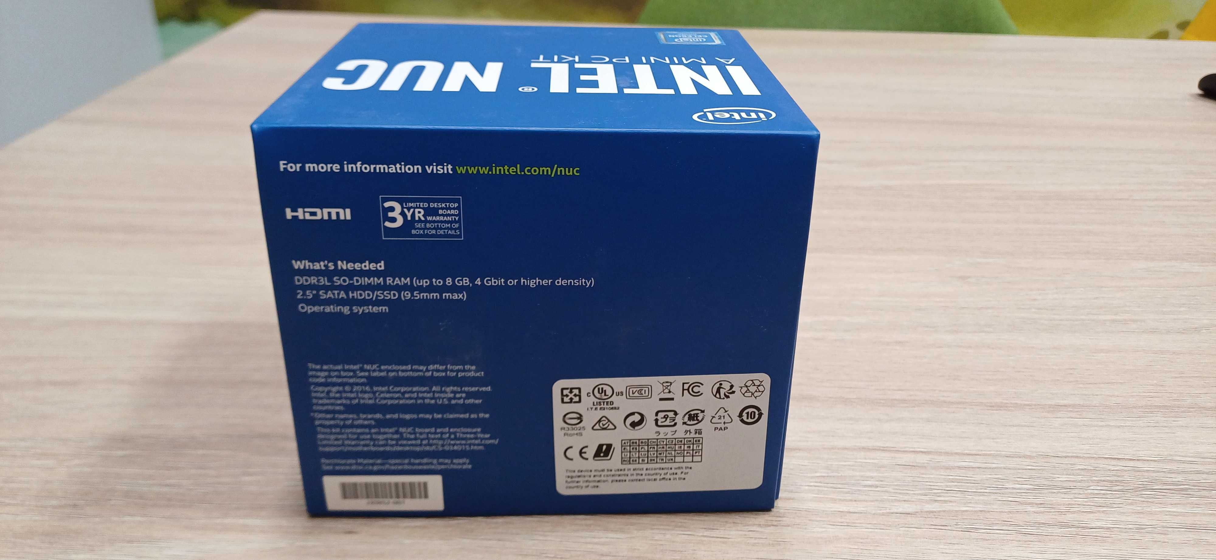 Mini-PC Intel NUC6CAYH – Celeron J3455
