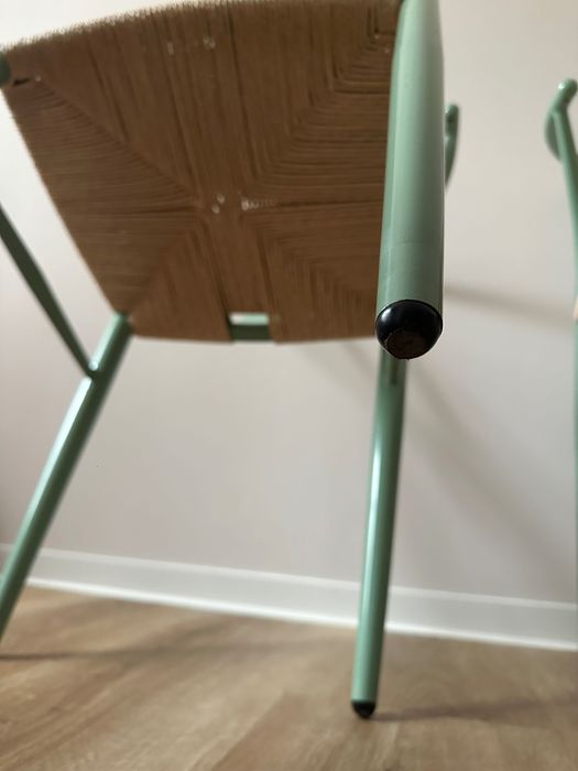 Krzesła z ręcznie plecionym siedziskiem SKLUM