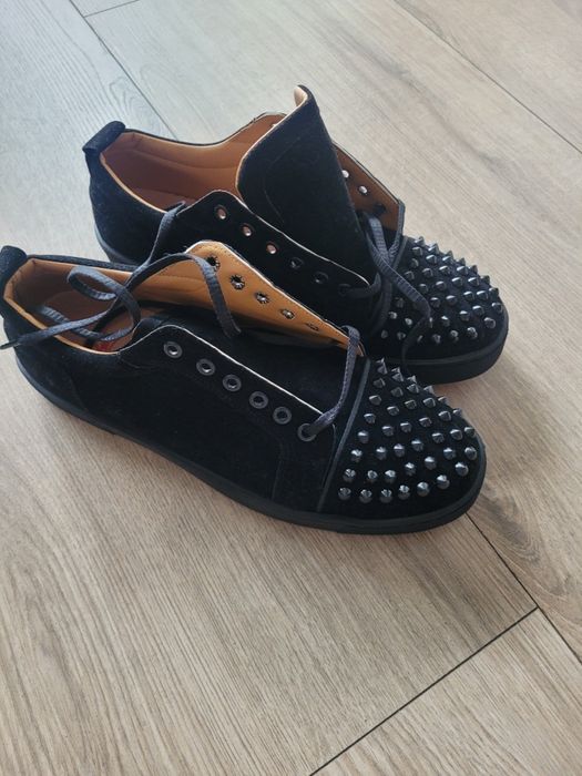 Sneakersy męskie jak Louboutin