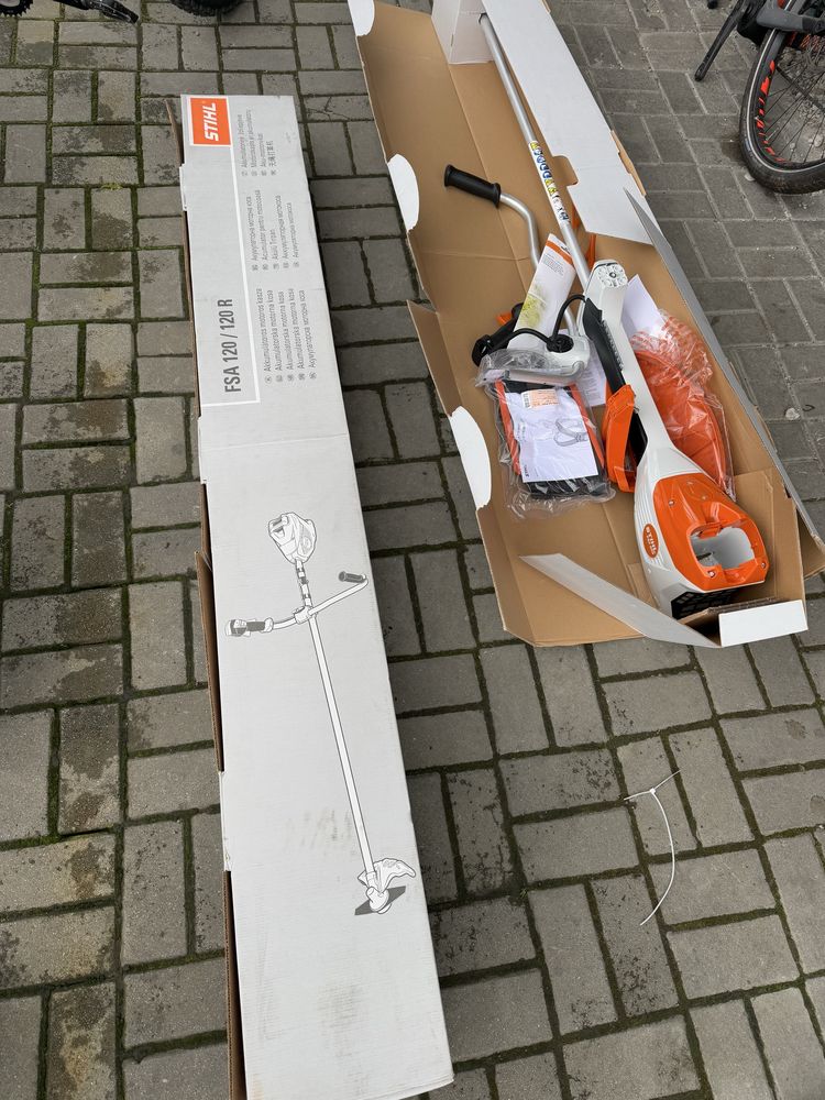 Акамуляторна мотокоса Stihil fsa 120r new!!! Stihl fsa 200new