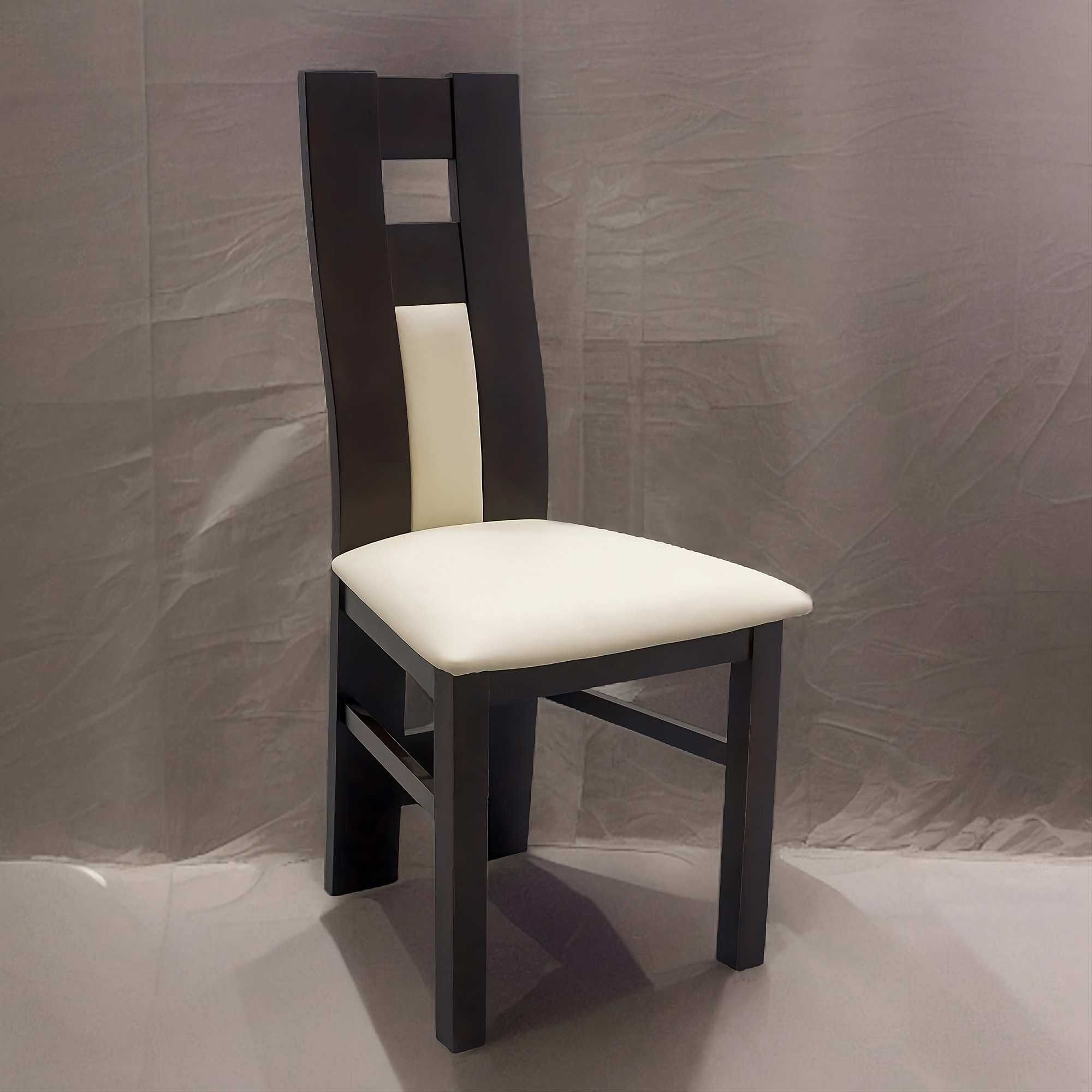 Nowoczesne krzesło K150 drewniane i tapicerowane