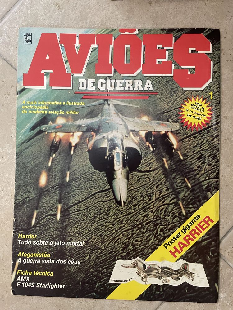 Revistas sobre Aviões de Guerra coleção