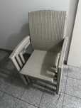 Krzesla rattan tarasowe 3 szt