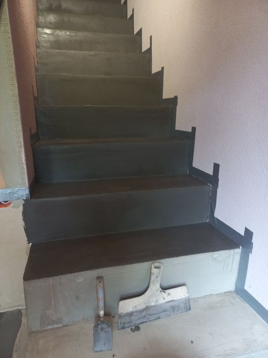 Schody z mikrocementu