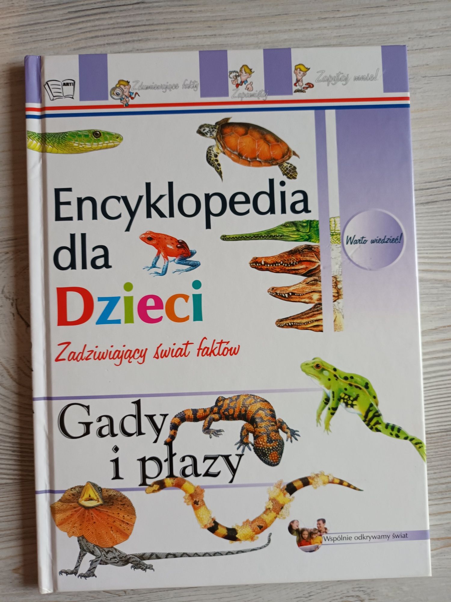 Książki edukacyjne, encyklopedia - zestaw 7 sztuk